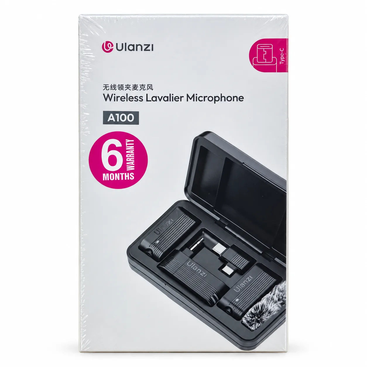 Ulanzi A100 Wireless Lavalier Microphone