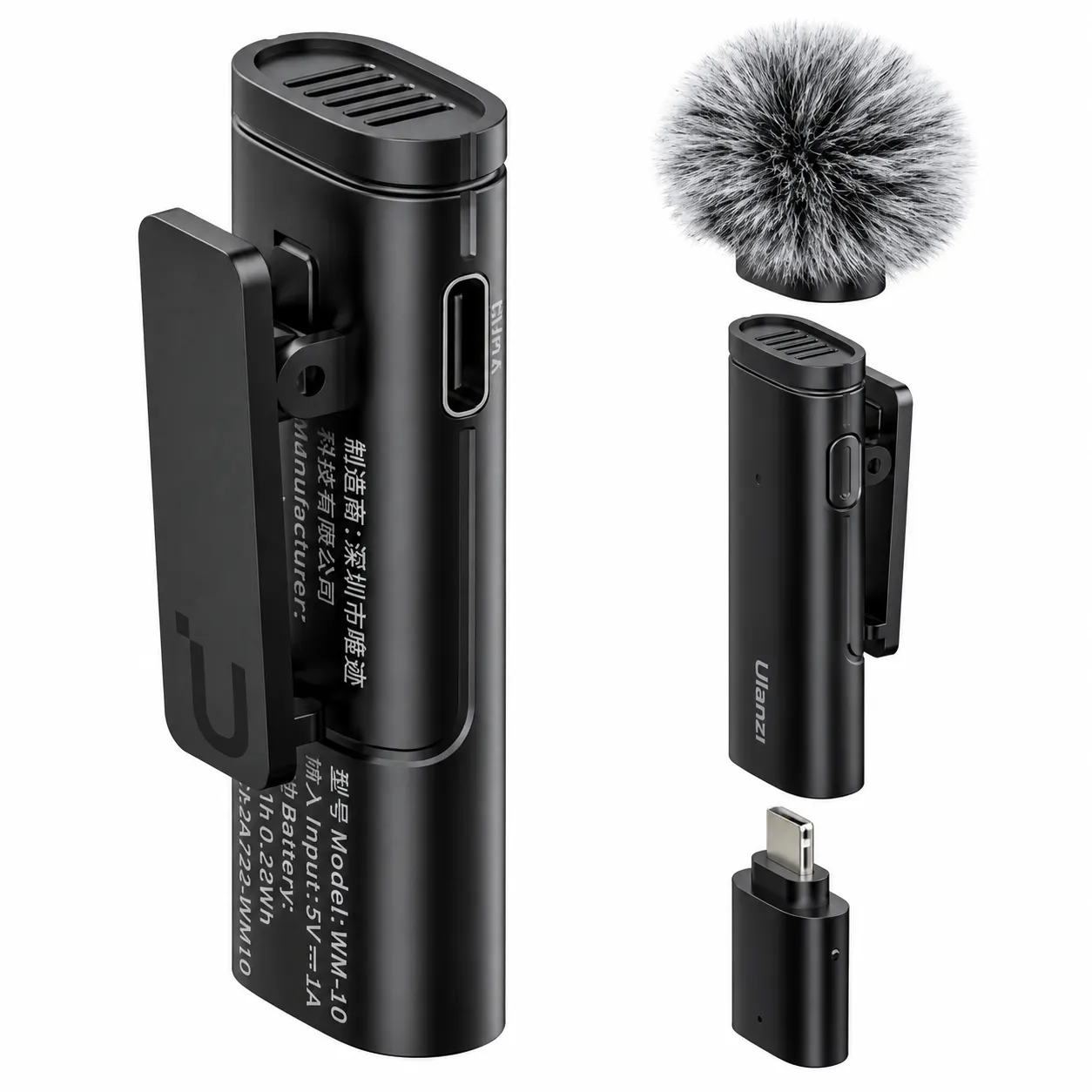 Ulanzi WM-10 Wireless Microphone